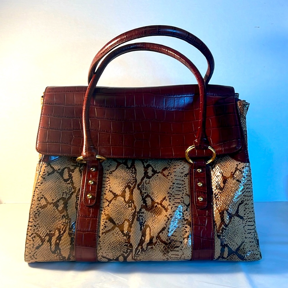 The Find Large Leather Satchel